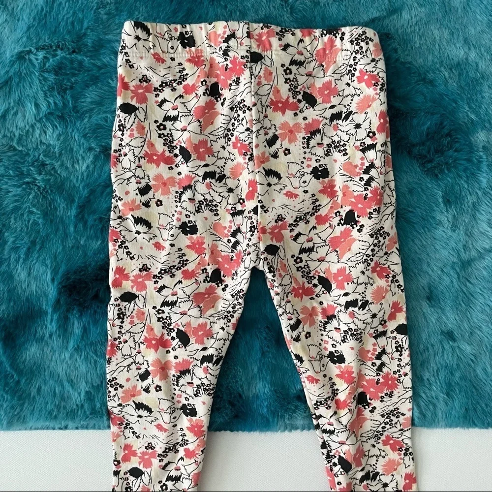 Baby Gap Toddler Girl Floral Print Pants Size 18-24 Months